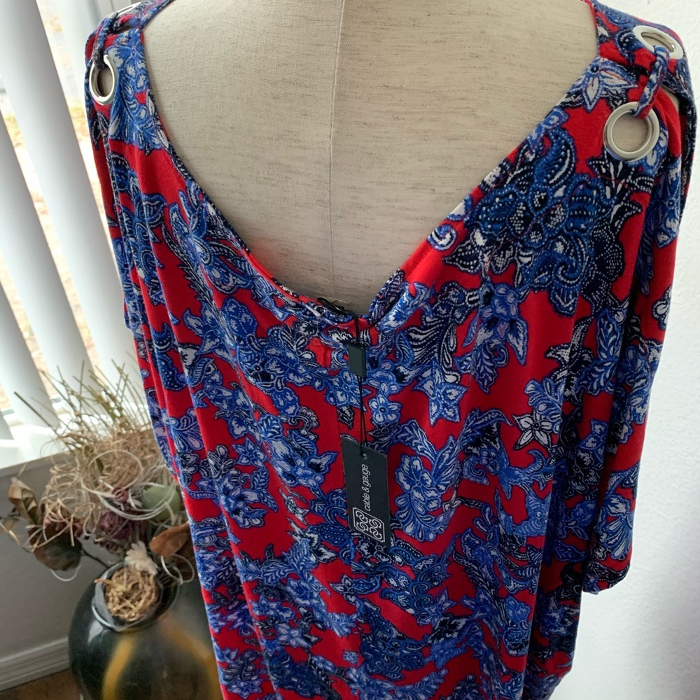 Split sleeve top - Picture 4 of 5